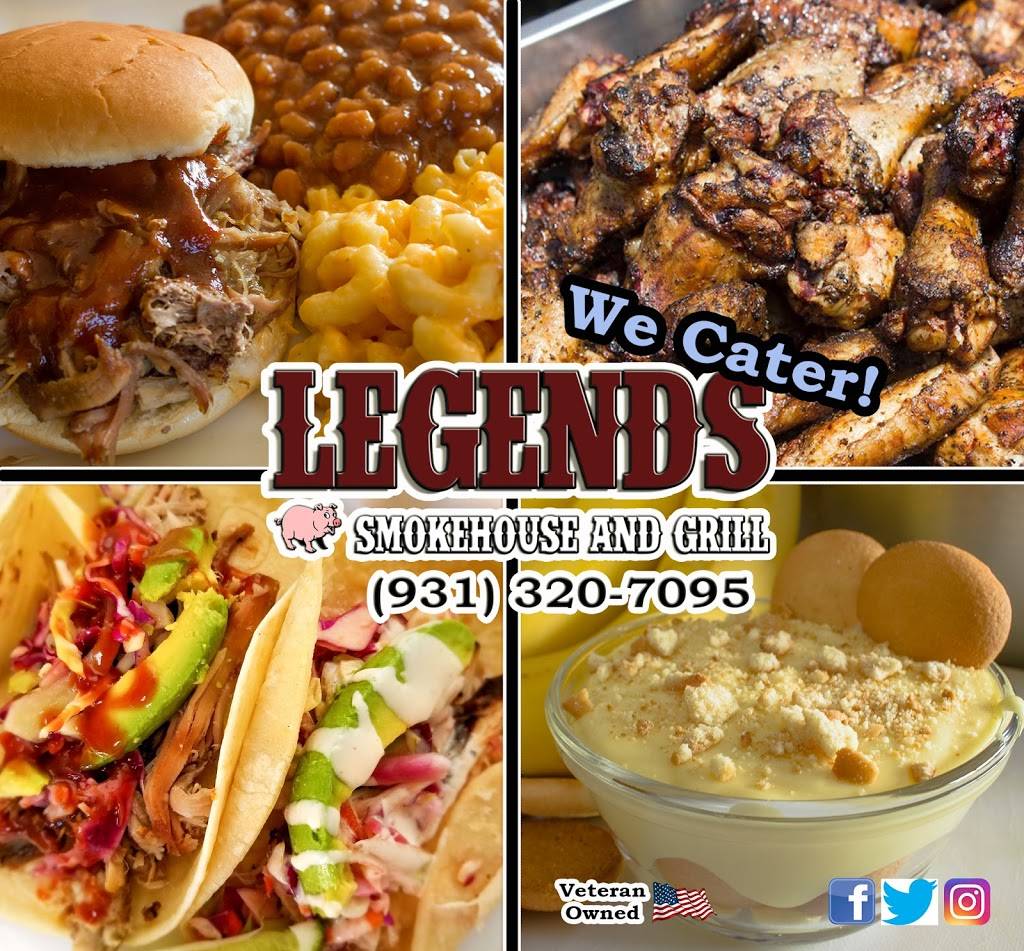 Legends Smokehouse & Grill | restaurant | 214 Tiny Town Rd, Clarksville, TN 37042, USA | 9313207095 OR +1 931-320-7095
