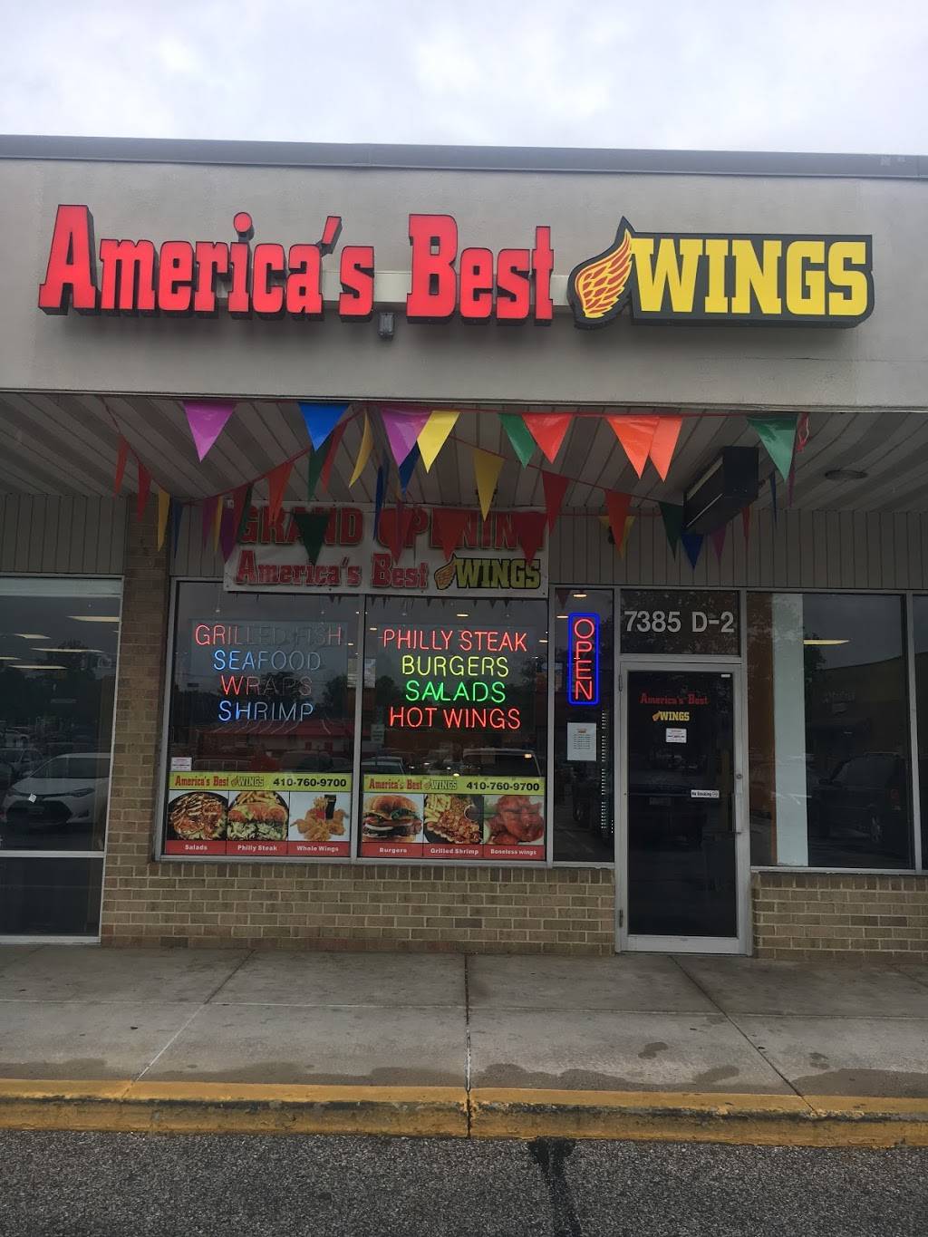 Americas Best Wings | restaurant | Cromwell Field, 7385 Baltimore Annapolis Blvd Suite D-2, Glen Burnie, MD 21061, USA | 4107609700 OR +1 410-760-9700