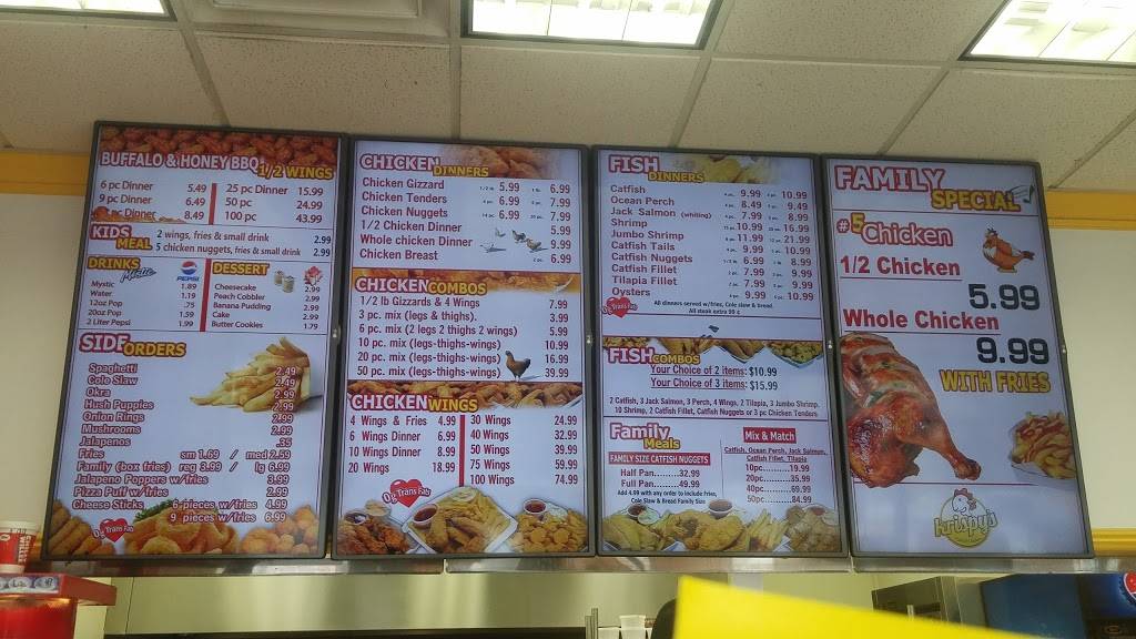 Krispys Seafood & Chicken | restaurant | 8255 S Kedzie Ave, Chicago, IL 60652, USA | 7737783333 OR +1 773-778-3333