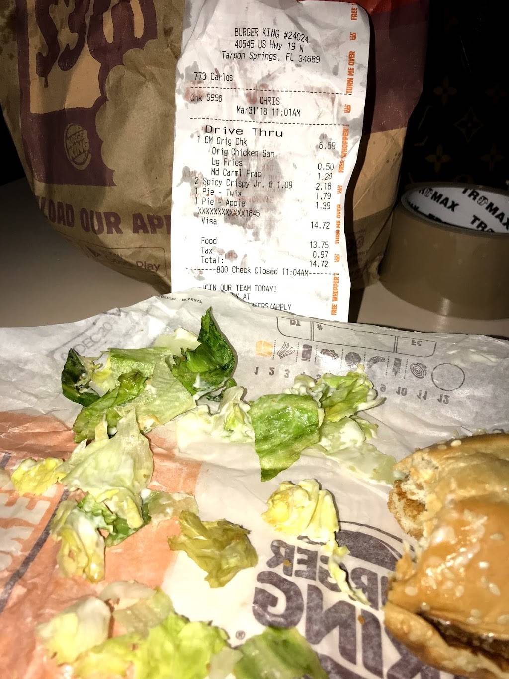 Burger King | restaurant | 38611 US Hwy 19 N, Tarpon Springs, FL 34689, USA | 7279351368 OR +1 727-935-1368