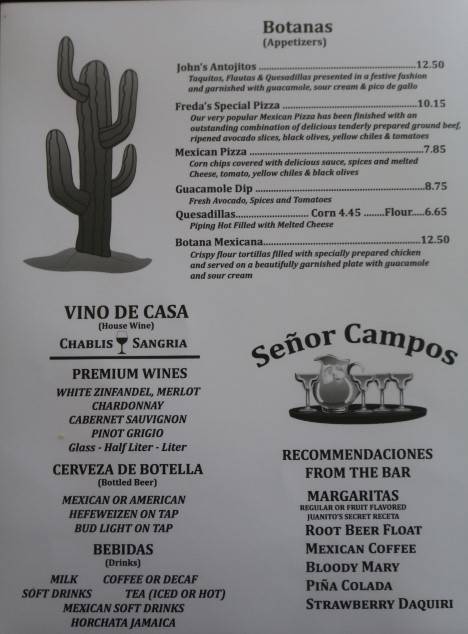 Señor Campos | restaurant | 1220 W Whittier Blvd, La Habra, CA 90631, USA | 5626943614 OR +1 562-694-3614