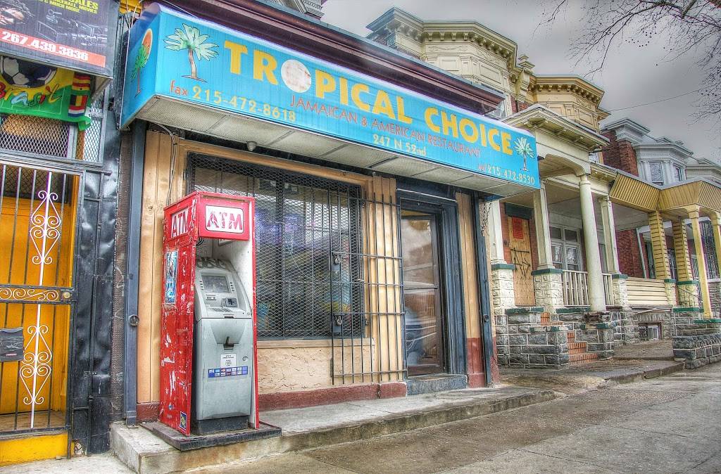 Tropical Choice Jamaican & Americian Restaurant | restaurant | 247 N 52nd St, Philadelphia, PA 19139, USA | 2154728530 OR +1 215-472-8530
