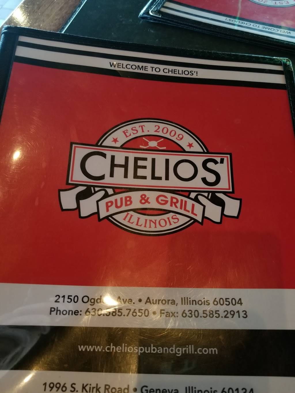 Chelios Pub and Grill | restaurant | 1996 S Kirk Rd, Geneva, IL 60134, USA | 3312480182 OR +1 331-248-0182