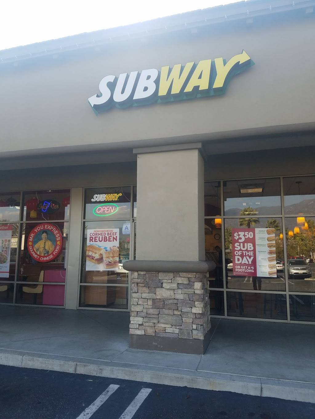 Subway Restaurants | restaurant | 12223 Highland Avenue, Day Creek Blvd STE 110, Rancho Cucamonga, CA 91739, USA | 9098998400 OR +1 909-899-8400