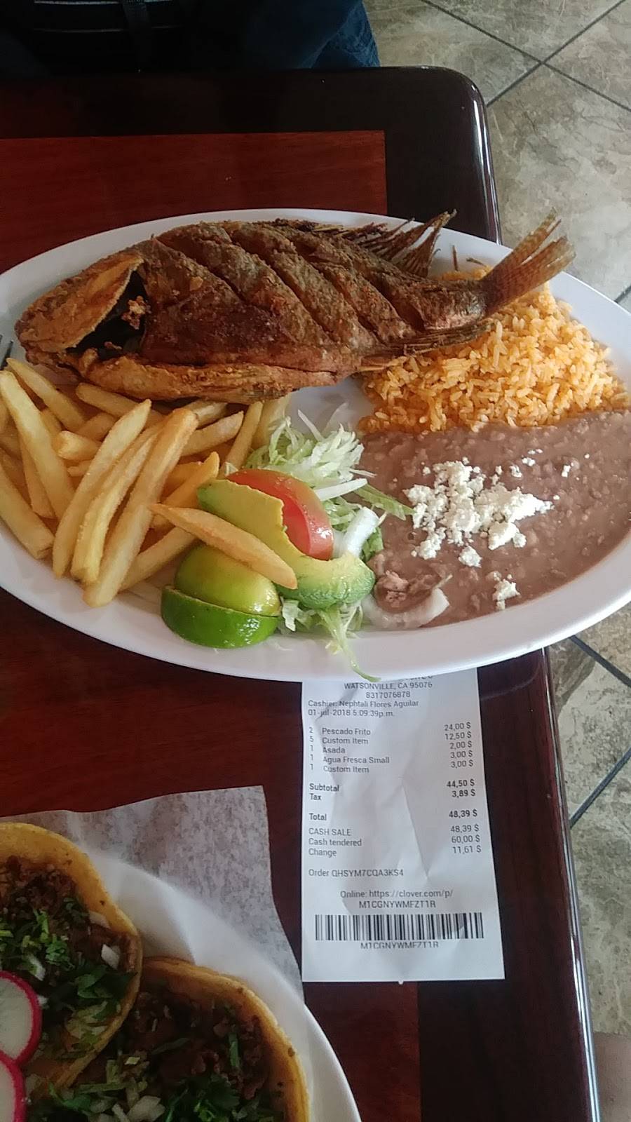 La Chilangita Restaurant | restaurant | 2233 E Lake Ave, Watsonville, CA 95076, USA | 8314983179 OR +1 831-498-3179