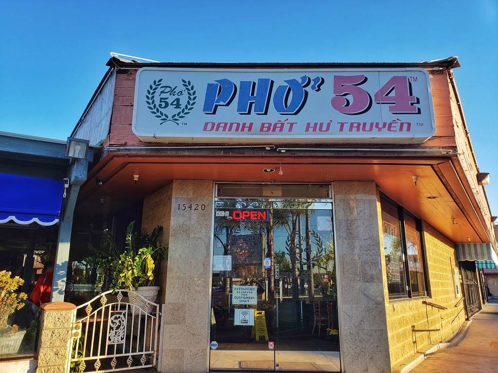 Pho 54 | restaurant | 15420 Brookhurst St, Westminster, CA 92683, USA | 7148399096 OR +1 714-839-9096