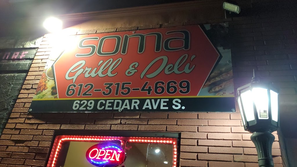 Soma Grill & Deli | restaurant | 629 Cedar Ave, Minneapolis, MN 55454, USA | 6123154669 OR +1 612-315-4669