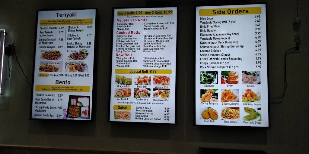 Ninja Japan Teriyaki & Sushi | restaurant | 1920 Church Ave, Brooklyn, NY 11226, USA | 7182829888 OR +1 718-282-9888