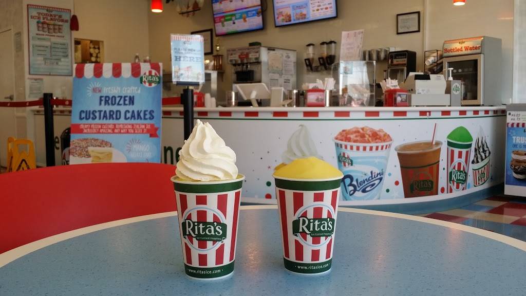 Ritas Italian Ice & Frozen Custard | restaurant | 345 Western Blvd, Jacksonville, NC 28546, USA | 9102191300 OR +1 910-219-1300