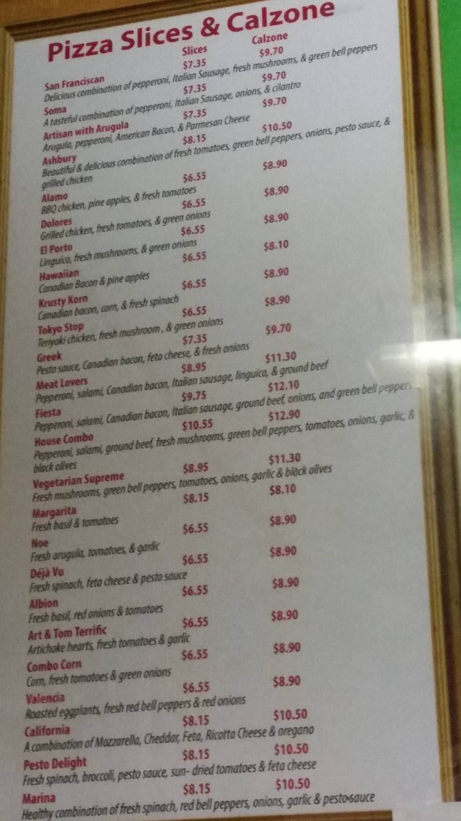 Deja Vu Pizza & Pasta | meal delivery | 3227 16th St, San Francisco, CA 94103, USA | 4152551600 OR +1 415-255-1600