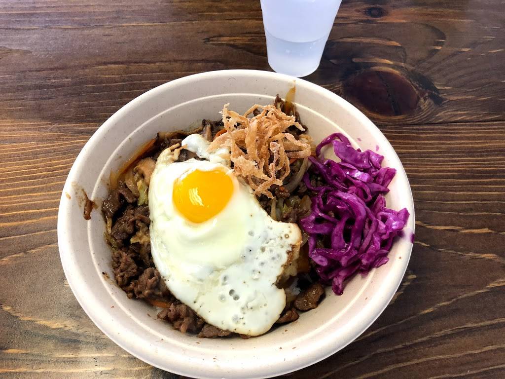 BBQ+RICE Korean BBQ Bowl | restaurant | 7363 Sunset Blvd, Los Angeles, CA 90046, USA | 3234985772 OR +1 323-498-5772