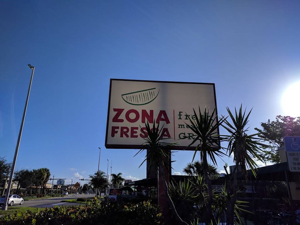 Zona Fresca | restaurant | 1635 N Federal Hwy, Fort Lauderdale, FL 33305, USA | 9545661777 OR +1 954-566-1777