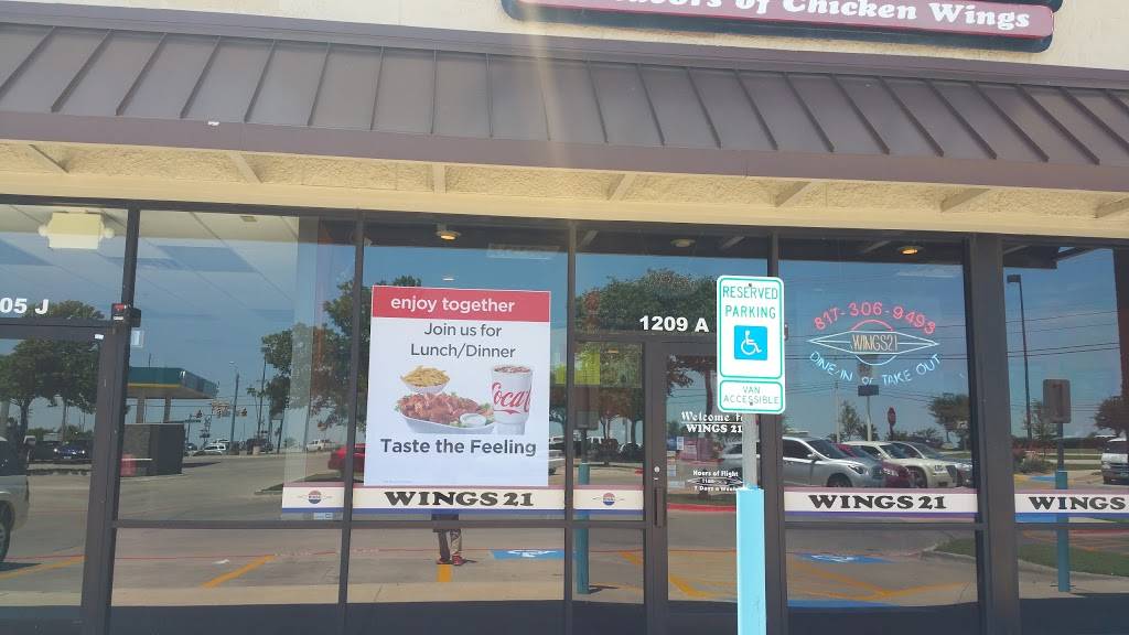 Wings 21 | restaurant | 1209 N Saginaw Blvd, Saginaw, TX 76179, USA | 8173069493 OR +1 817-306-9493