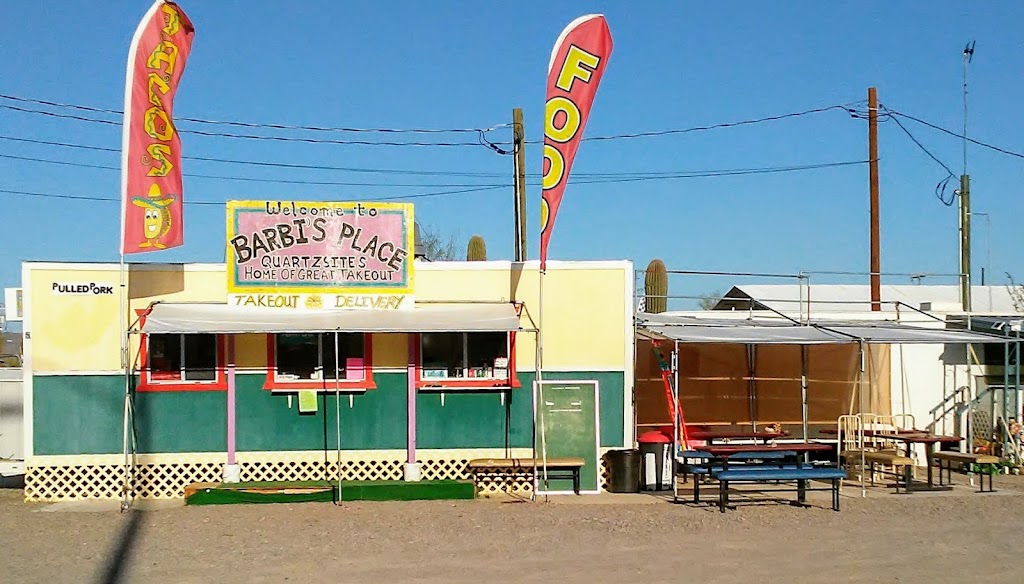 Barbis Place | cafe | 380 E Main St, Quartzsite, AZ 85346, USA | 9283222862 OR +1 928-322-2862