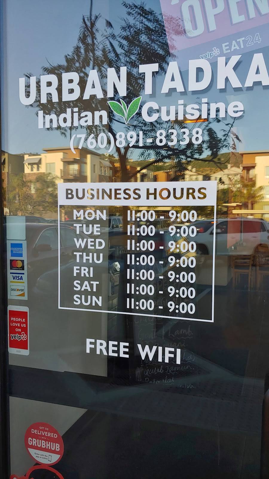 Urban Tadka | restaurant | 801 S Twin Oaks Valley Rd Suite 101, San Marcos, CA 92078, USA | 7608918338 OR +1 760-891-8338