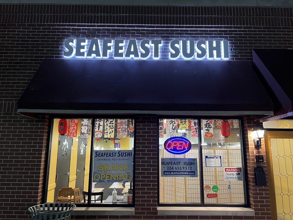 Seafeast Sushi | restaurant | 35 W Schaumburg Rd, Schaumburg, IL 60194, USA | 2246539512 OR +1 224-653-9512