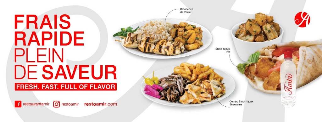 Amir | restaurant | 2800 Boulevard De La Pinière O #140, Terrebonne, QC J6X 0G4, Canada | 4503120114 OR +1 450-312-0114