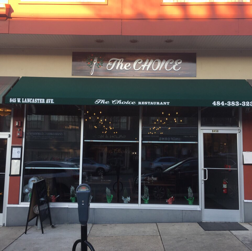 The Choice | restaurant | 845 Lancaster Ave, Bryn Mawr, PA 19010, USA | 4843833230 OR +1 484-383-3230