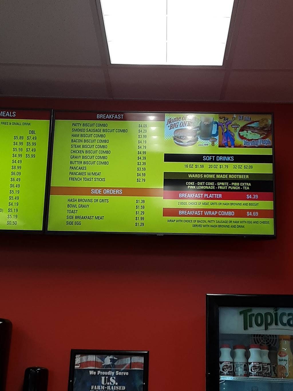 Wards | restaurant | 16620 MS-603, Kiln, MS 39556, USA | 2282545370 OR +1 228-254-5370