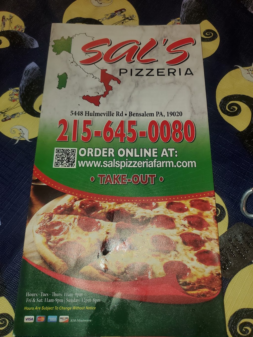 Sals Pizzeria | restaurant | 5448 Hulmeville Rd, Bensalem, PA 19020, USA | 2156450080 OR +1 215-645-0080