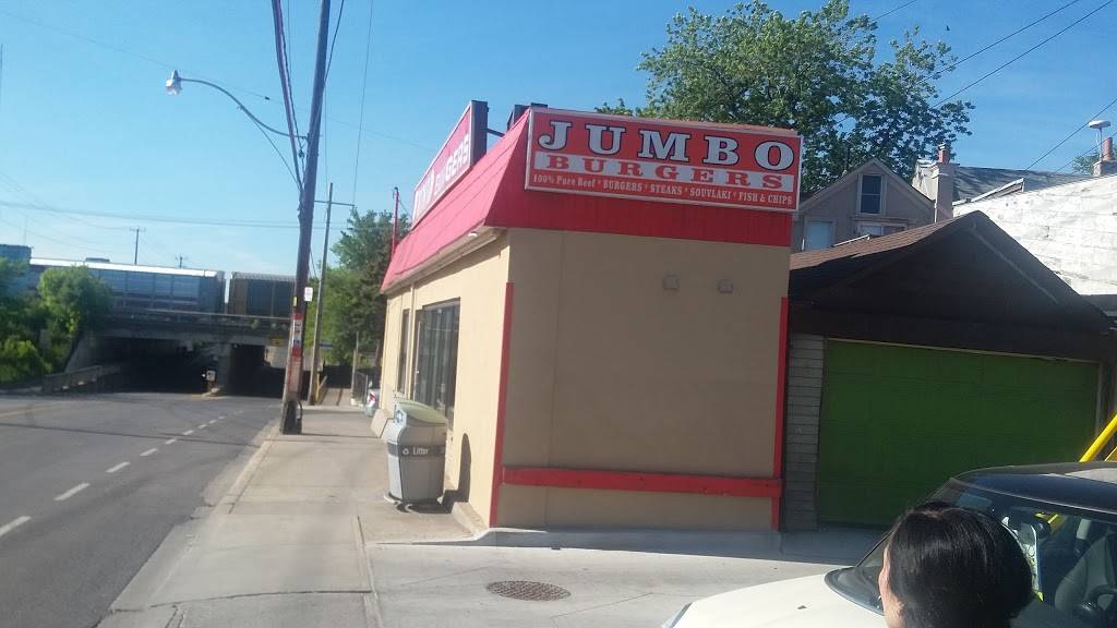 Jumbo Burgers | restaurant | 685 Runnymede Rd, Toronto, ON M6S 3A4, Canada | 4167636961 OR +1 416-763-6961