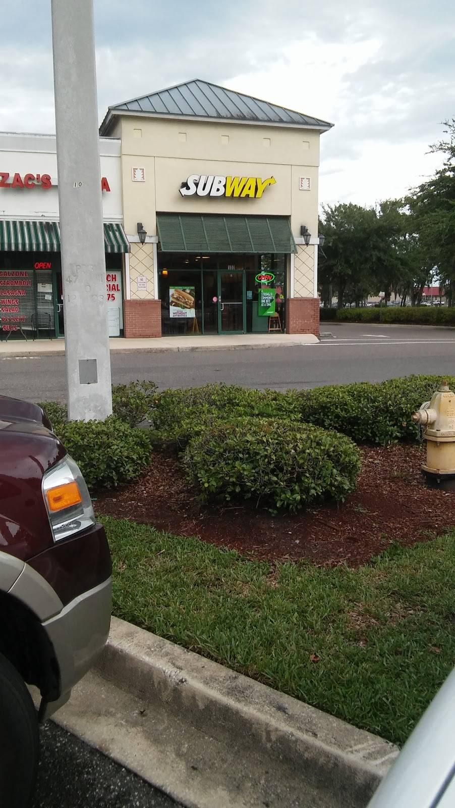 Subway Restaurants | restaurant | 2851 Henley Rd #100, Green Cove Springs, FL 32043, USA | 9042916940 OR +1 904-291-6940