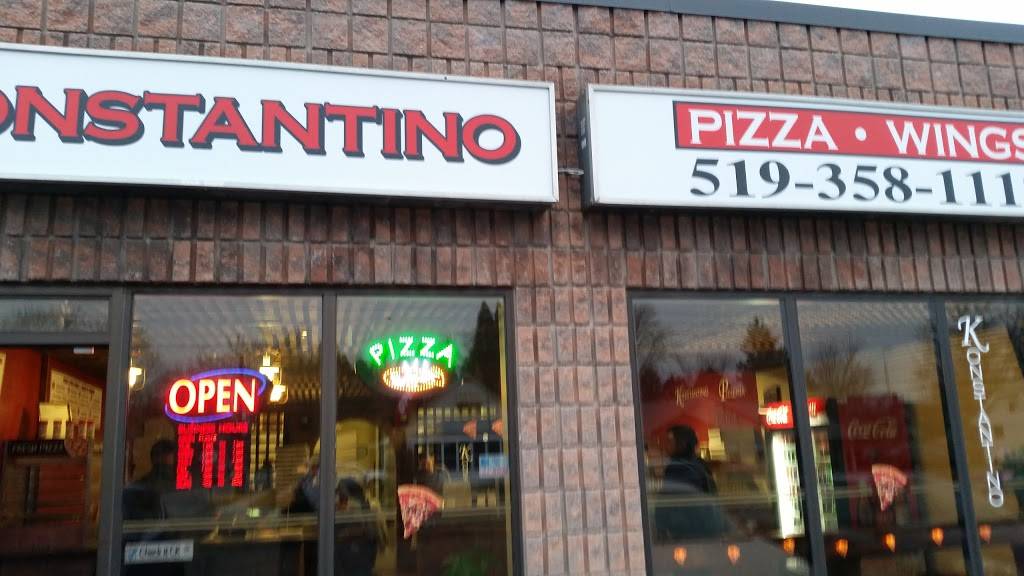 Konstantino Pizzeria | restaurant | 350 Lacroix St #3, Chatham, ON N7M 2W3, Canada | 5193581112 OR +1 519-358-1112
