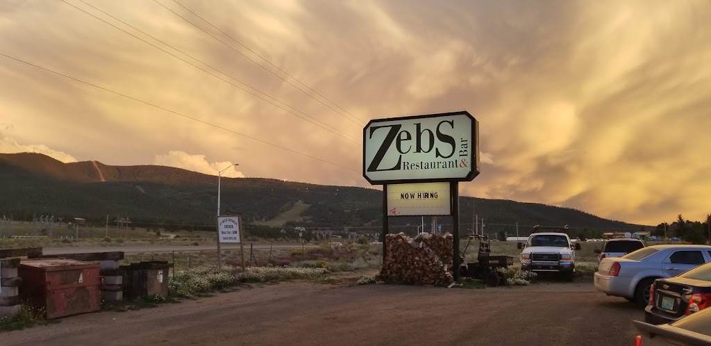 Zebs Restaurant & Bar | restaurant | 3431 Mountain View Blvd, Angel Fire, NM 87710, USA | 5753776358 OR +1 575-377-6358