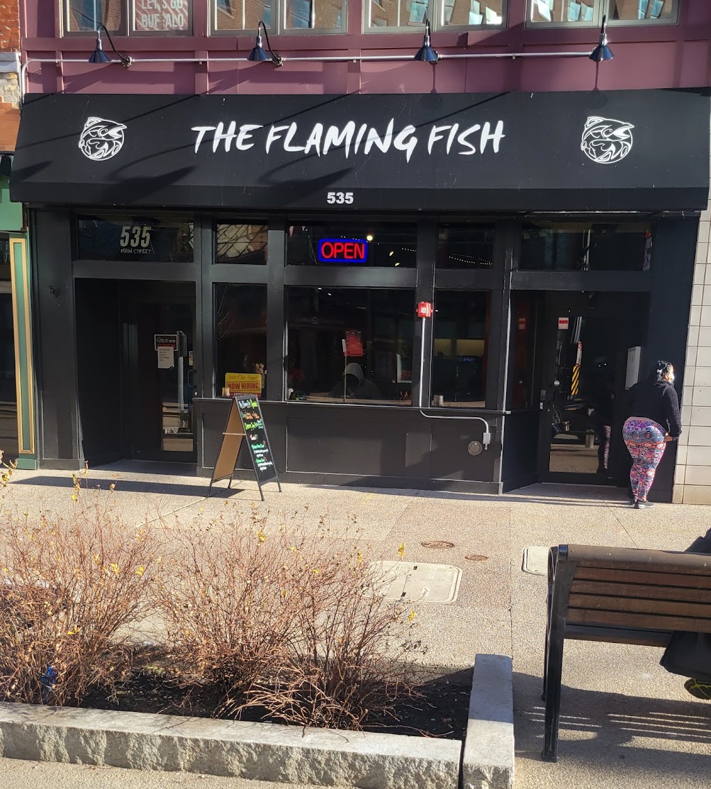 The Flaming Fish | restaurant | 535 Main St, Buffalo, NY 14203, USA | 7163225480 OR +1 716-322-5480