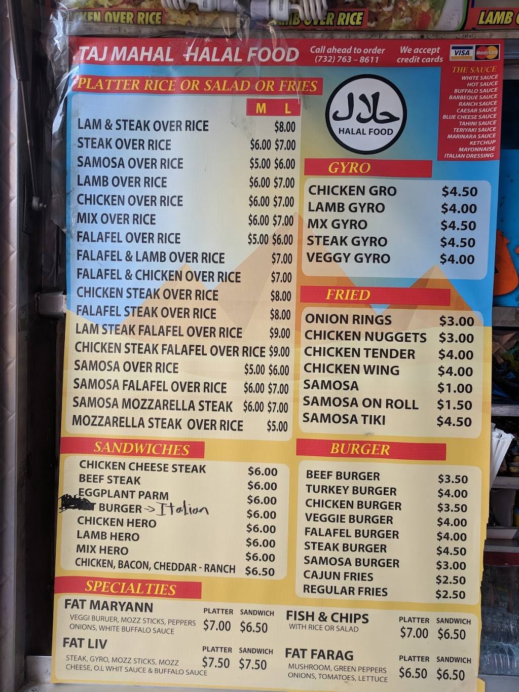 Taj Mahal Food Truck | restaurant | 110 Warren St, Newark, NJ 07102, USA | 7327638611 OR +1 732-763-8611