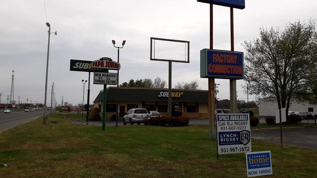 Subway | restaurant | 2150 Decherd Blvd, Decherd, TN 37324, USA | 9319624130 OR +1 931-962-4130