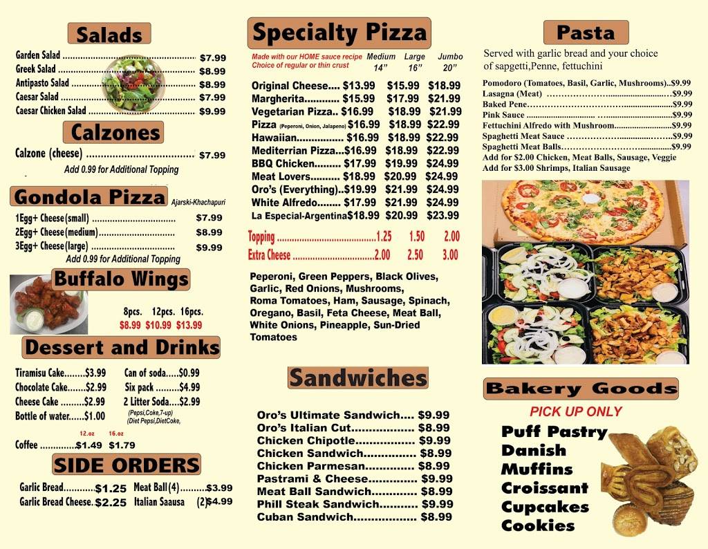 Oros Bakery & Pizza | bakery | 7221 Balboa Blvd, Van Nuys, CA 91406, USA | 8189099006 OR +1 818-909-9006