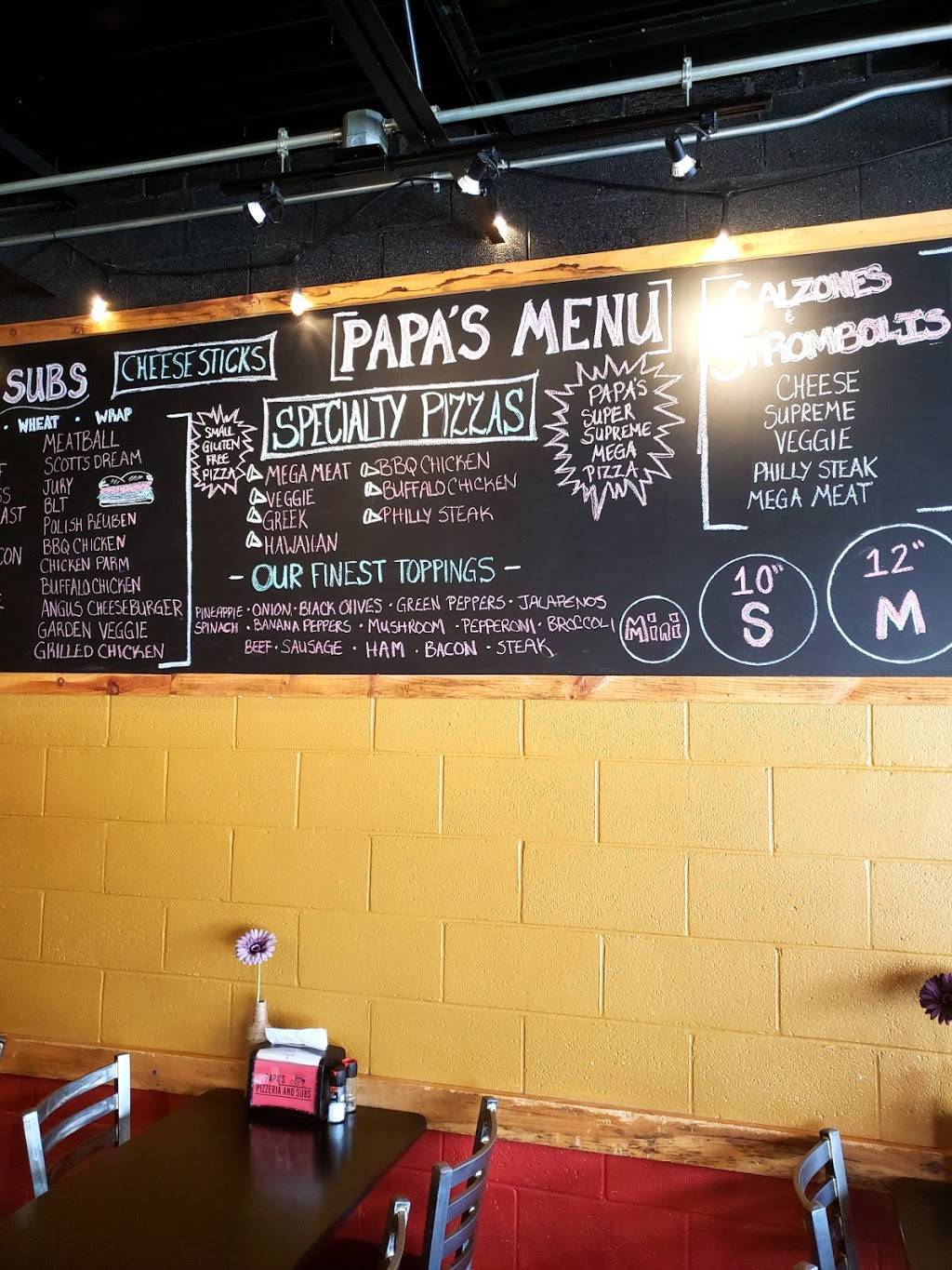Papas Pizzeria & Subs | restaurant | 111 Tazewell St, Pearisburg, VA 24134, USA | 5409211333 OR +1 540-921-1333