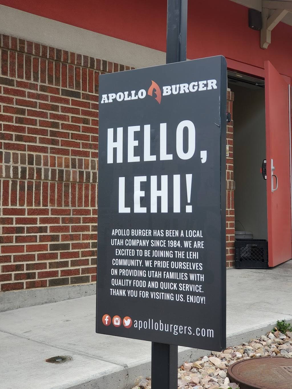 Apollo Burger | restaurant | 2931 W Maple Loop Dr, Lehi, UT 84043, USA | 3853527398 OR +1 385-352-7398