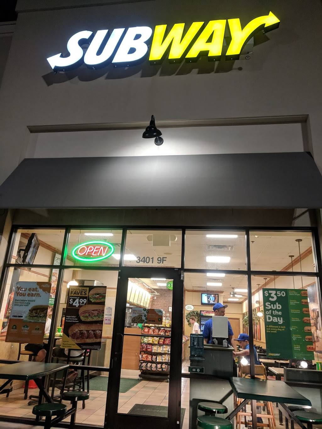 Subway Restaurants | restaurant | 3401 Raleigh Road Pky #9F Heritage Crossing Shopping Ctr, Wilson, NC 27896, USA | 2522347391 OR +1 252-234-7391