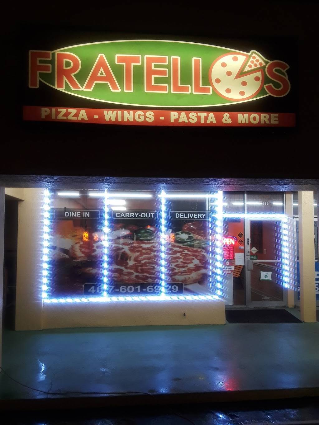 Fratellos Pizza | meal delivery | 2425 E Colonial Dr, Orlando, FL 32803, USA | 4076016929 OR +1 407-601-6929