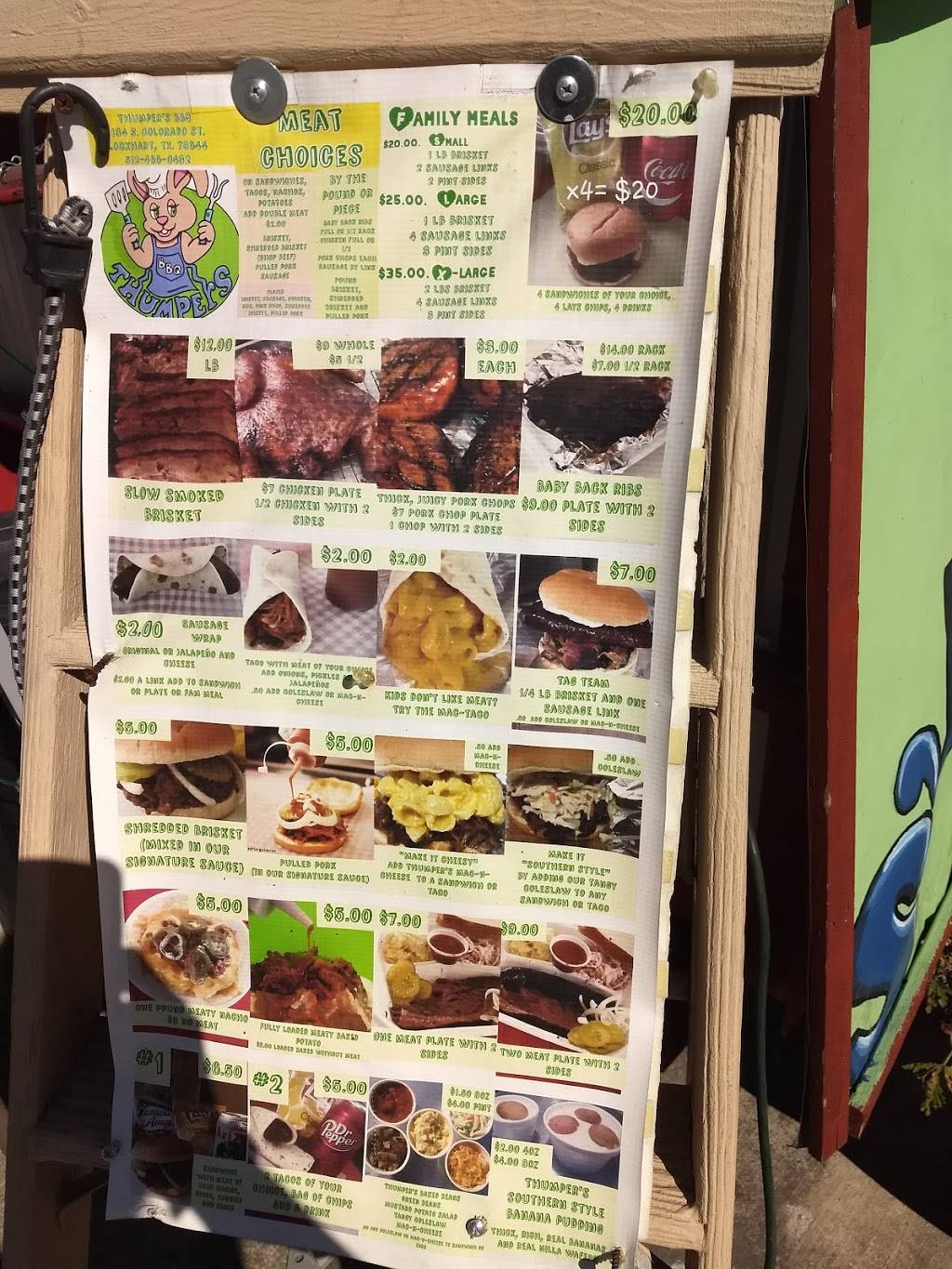 Thumpers BBQ llc | restaurant | 1130 S Colorado St, Lockhart, TX 78644, USA | 5124660432 OR +1 512-466-0432