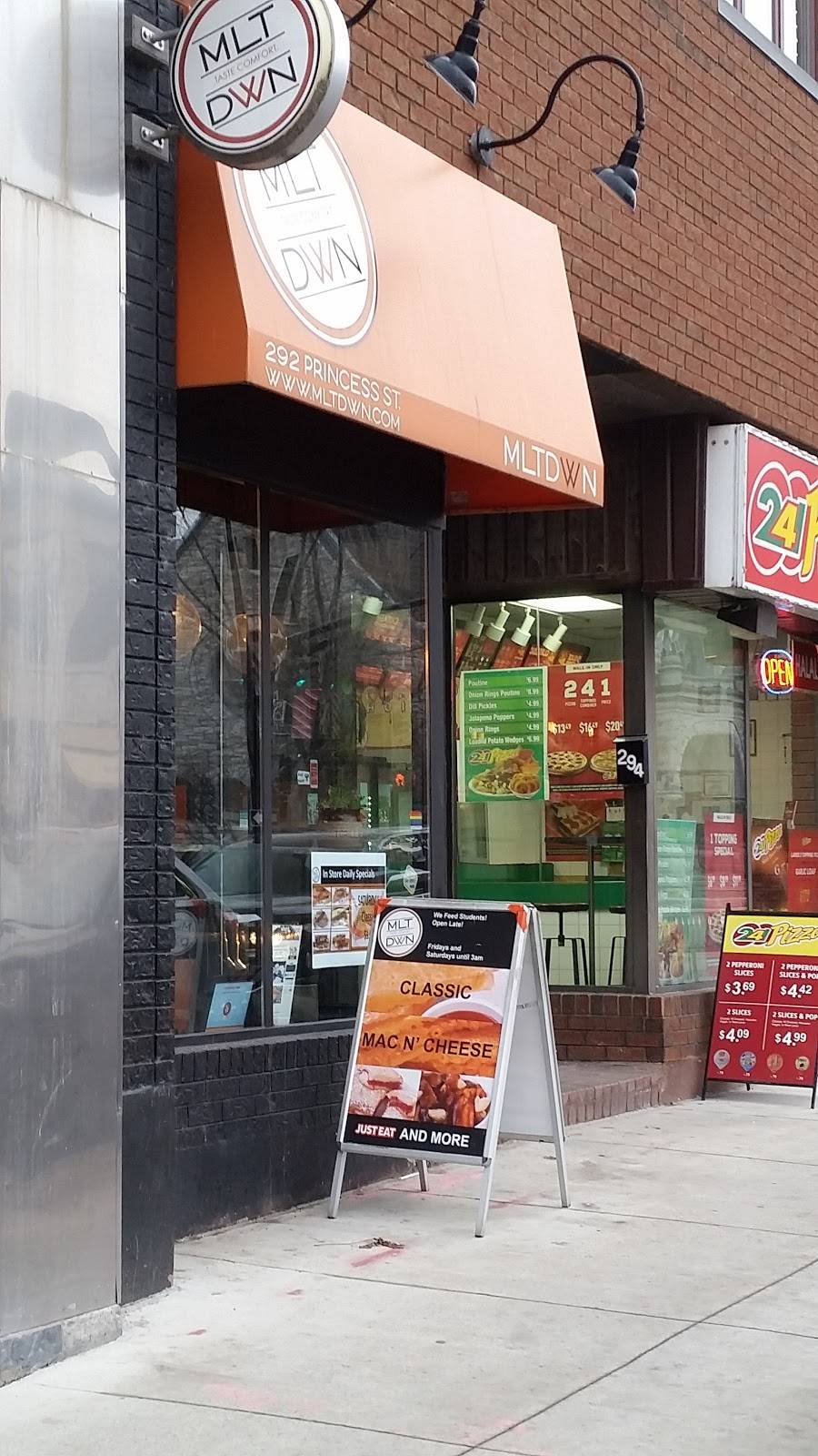 MLT DWN | restaurant | 292 Princess St, Kingston, ON K7L 1B5, Canada | 6137661881 OR +1 613-766-1881