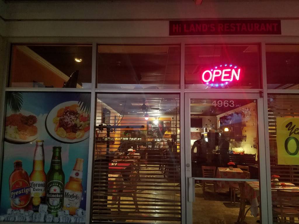 Hi Lands Restaurant | restaurant | 4963 Golden Gate Pkwy, Naples, FL 34116, USA | 2393529771 OR +1 239-352-9771