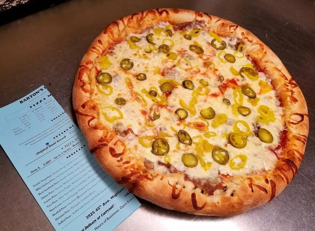 Bartons Pizzeria | restaurant | 3925 45th St, Highland, IN 46322, USA | 2199246200 OR +1 219-924-6200
