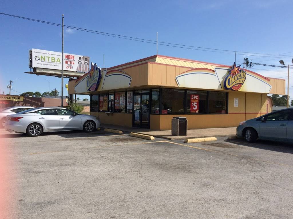 Churchs Chicken | restaurant | 1298 TX-121, Lewisville, TX 75067, USA | 9722211311 OR +1 972-221-1311