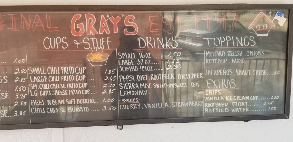 Grays Chili Dogs | restaurant | 166 N 2nd St, Porterville, CA 93257, USA | 5597844183 OR +1 559-784-4183