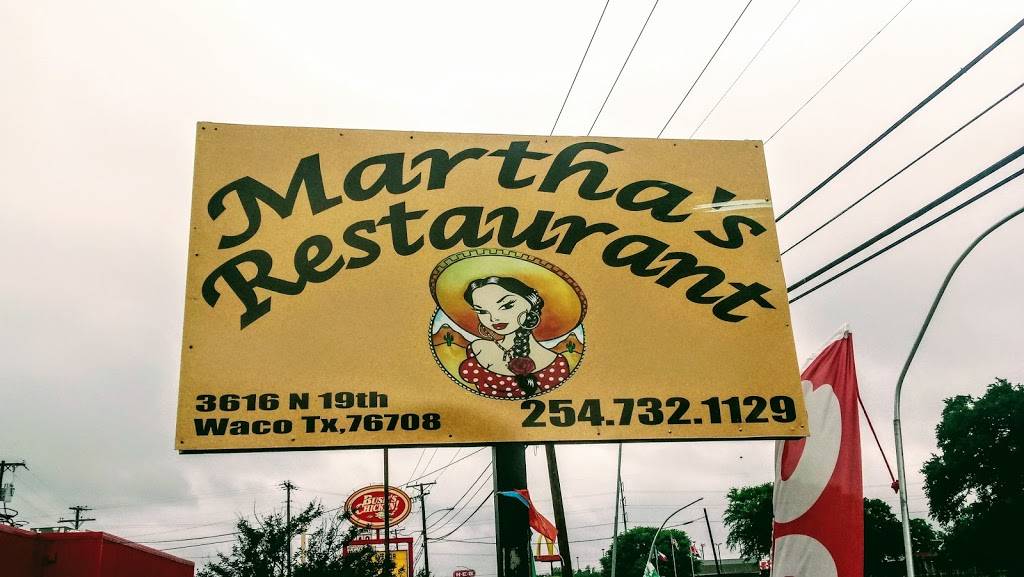 Martha’s Restaurant | restaurant | 3616 N 19th St, Waco, TX 76708, USA | 2547321129 OR +1 254-732-1129