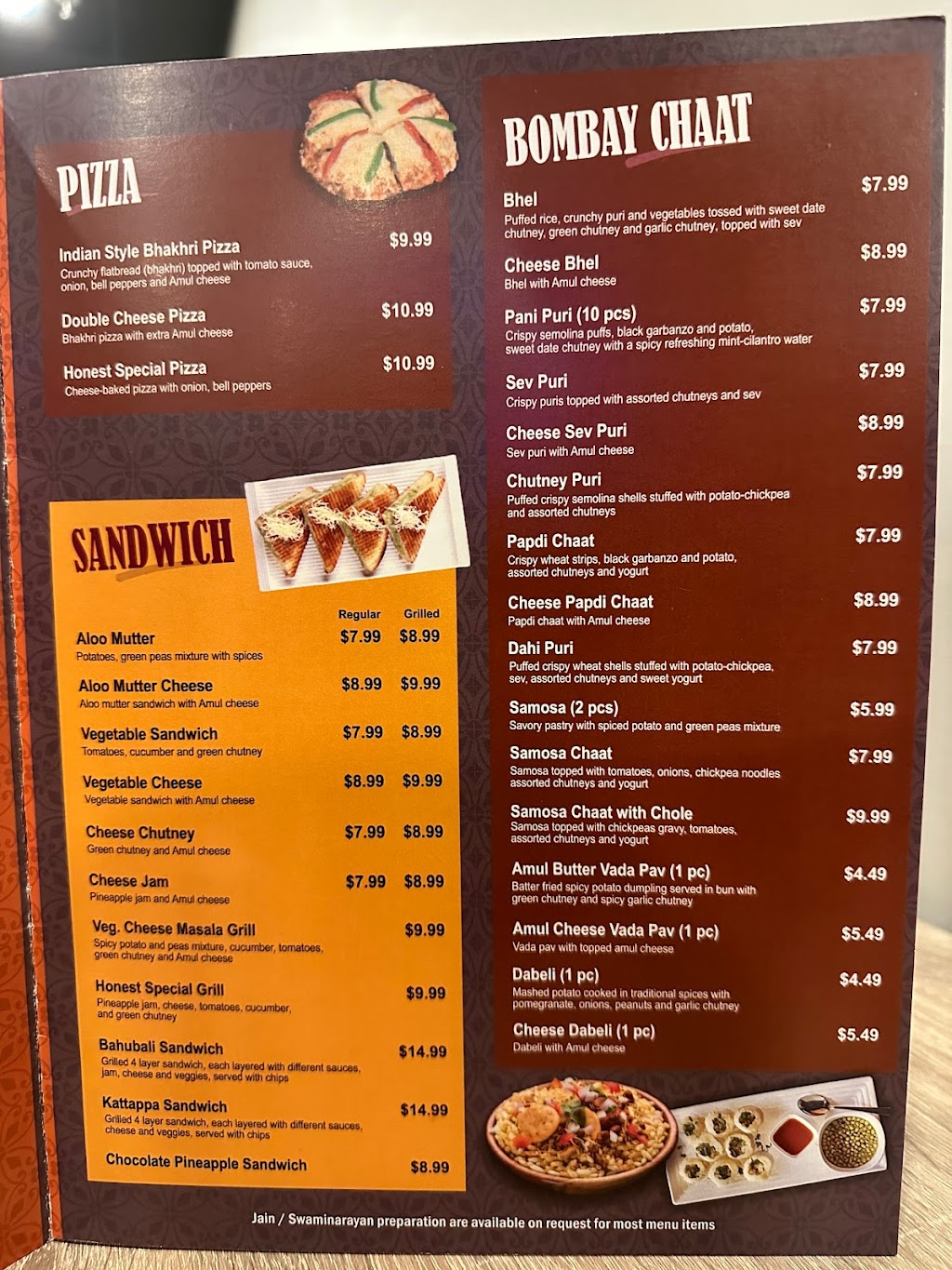 Honest Indian Restaurant | restaurant | 3100 Naamans Rd # 1, Wilmington, DE 19810, USA | 3025244470 OR +1 302-524-4470