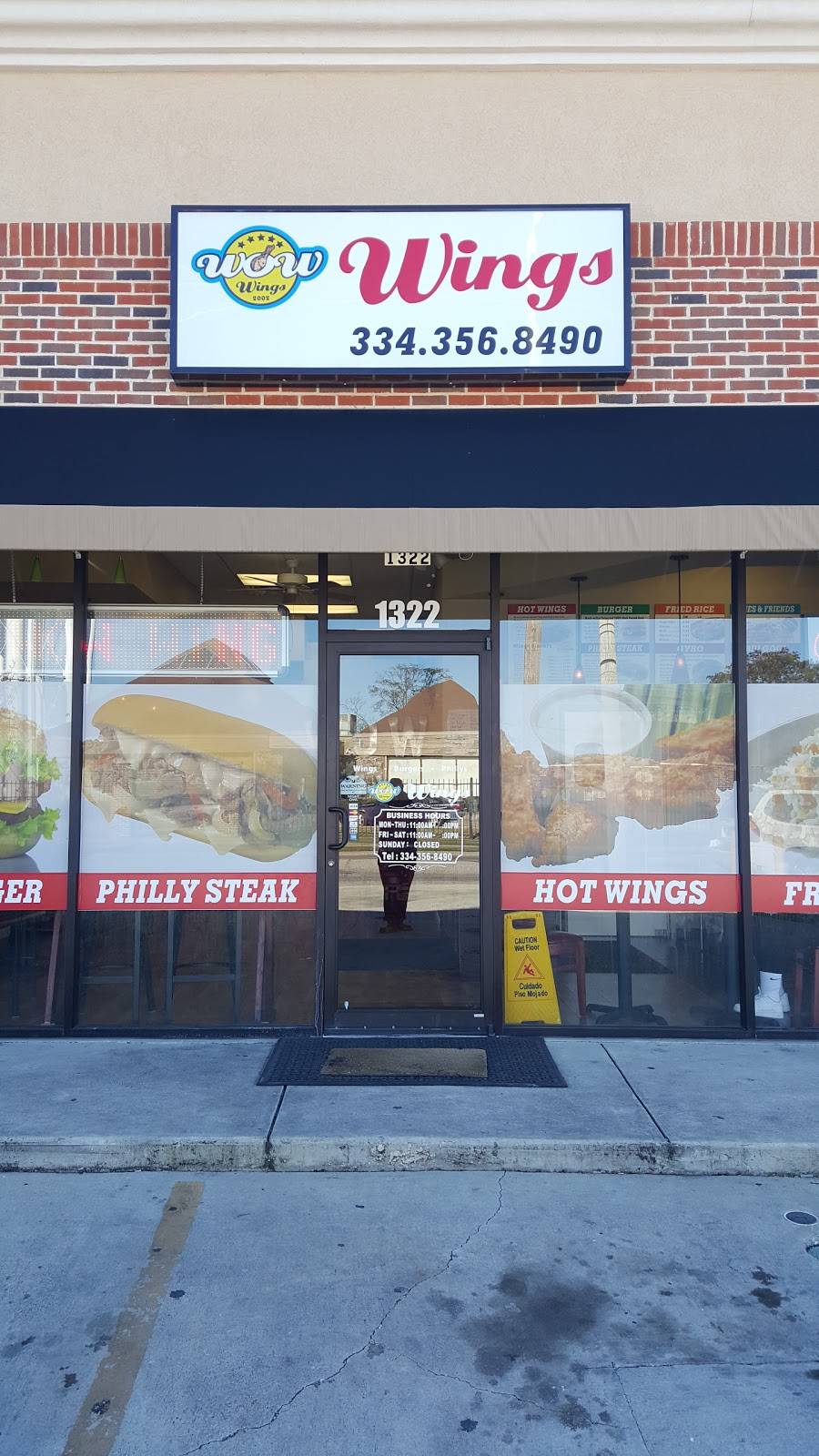 WOW Wings | restaurant | 1322 Carter Hill Rd, Montgomery, AL 36106, USA | 3343568490 OR +1 334-356-8490