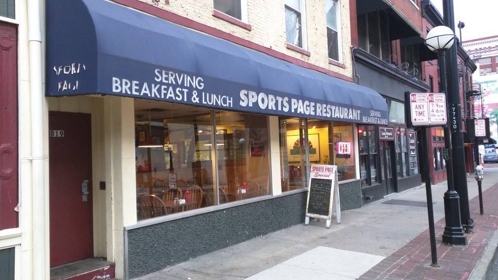 Sports Page Restaurant | restaurant | 823 Main St, Cincinnati, OH 45202, USA | 5132419176 OR +1 513-241-9176