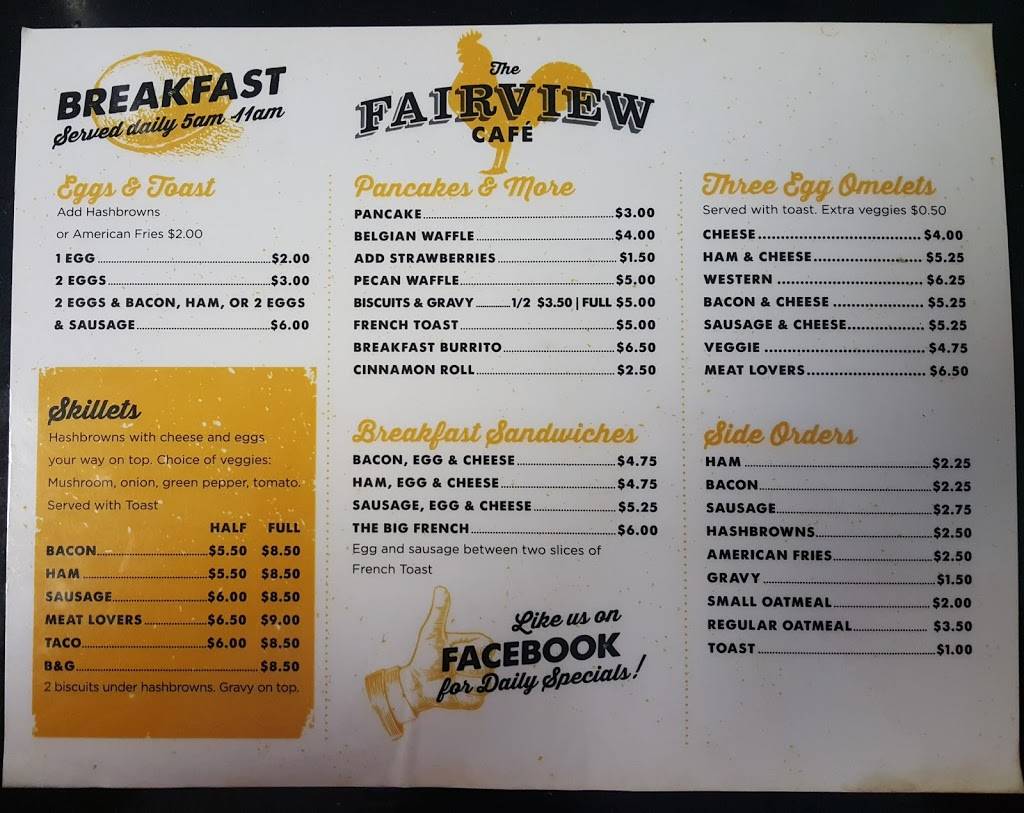 Fairview Cafe | restaurant | 365 Carter St, Fairview, IL 61432, USA | 3097782288 OR +1 309-778-2288