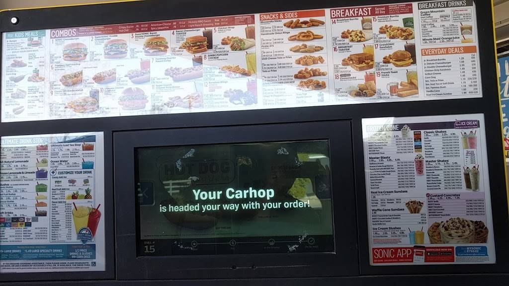 Sonic Drive-In | restaurant | 729 W Main St, Yukon, OK 73099, USA | 4053547424 OR +1 405-354-7424