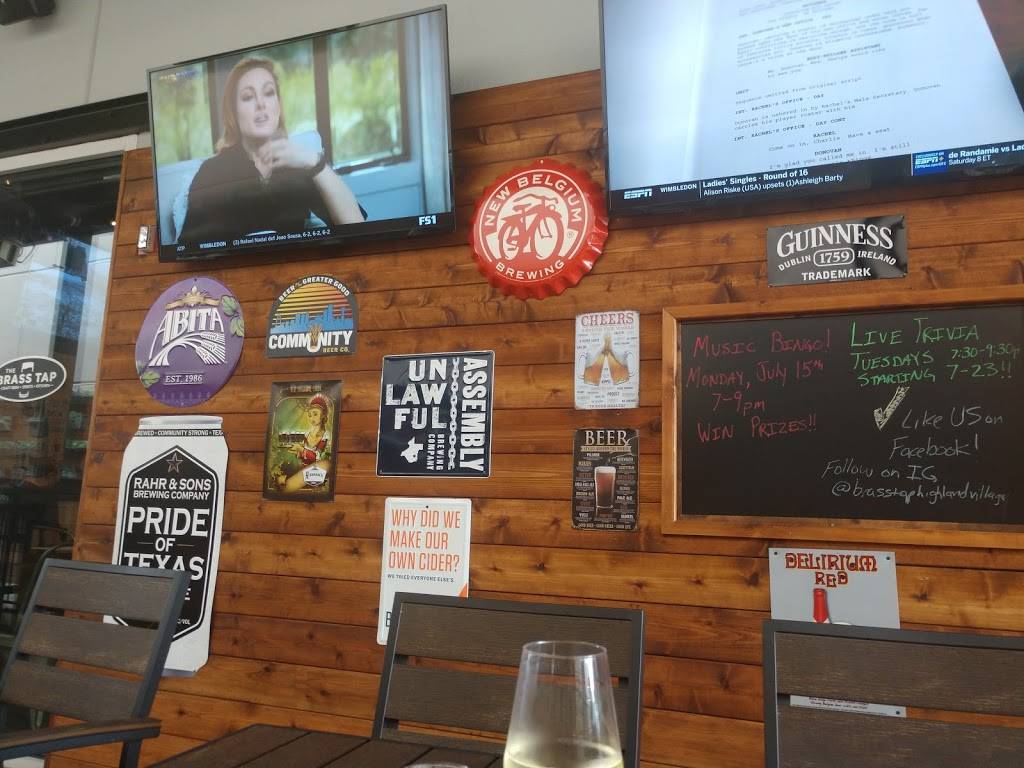 The Brass Tap - Highland Village | restaurant | 4151 Waller Creek Ste 130, Highland Village, TX 75077, USA | 9723173227 OR +1 972-317-3227