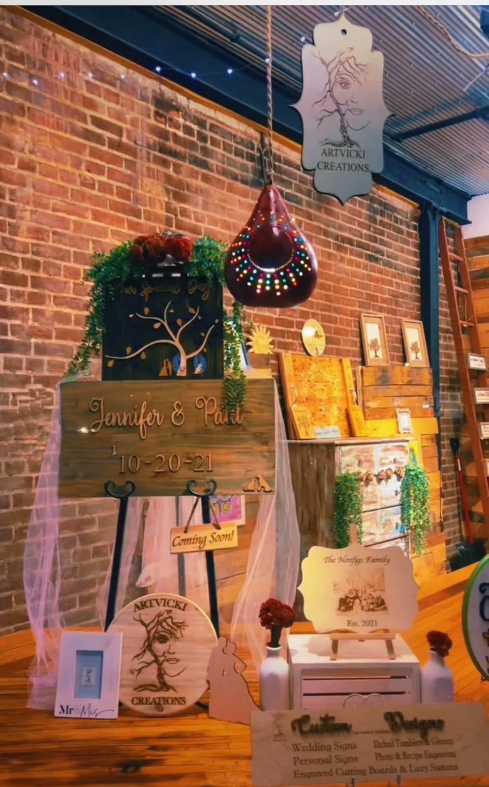 ArtVicki Creations | restaurant | 10 North St, Middletown, NY 10940, USA | 8457753130 OR +1 845-775-3130